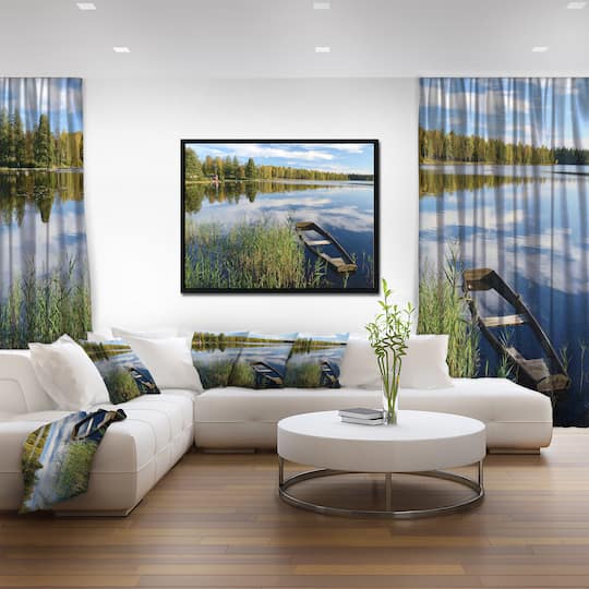 Designart - Beautiful Swedish September Lake